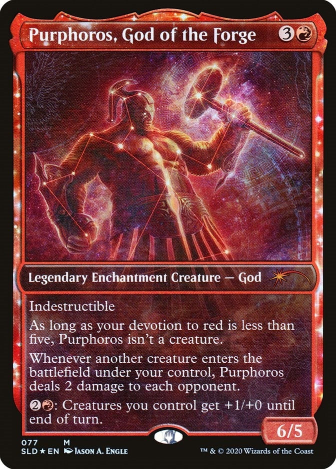 Purphoros, God of the Forge (77) (Secret Lair Drop Series)