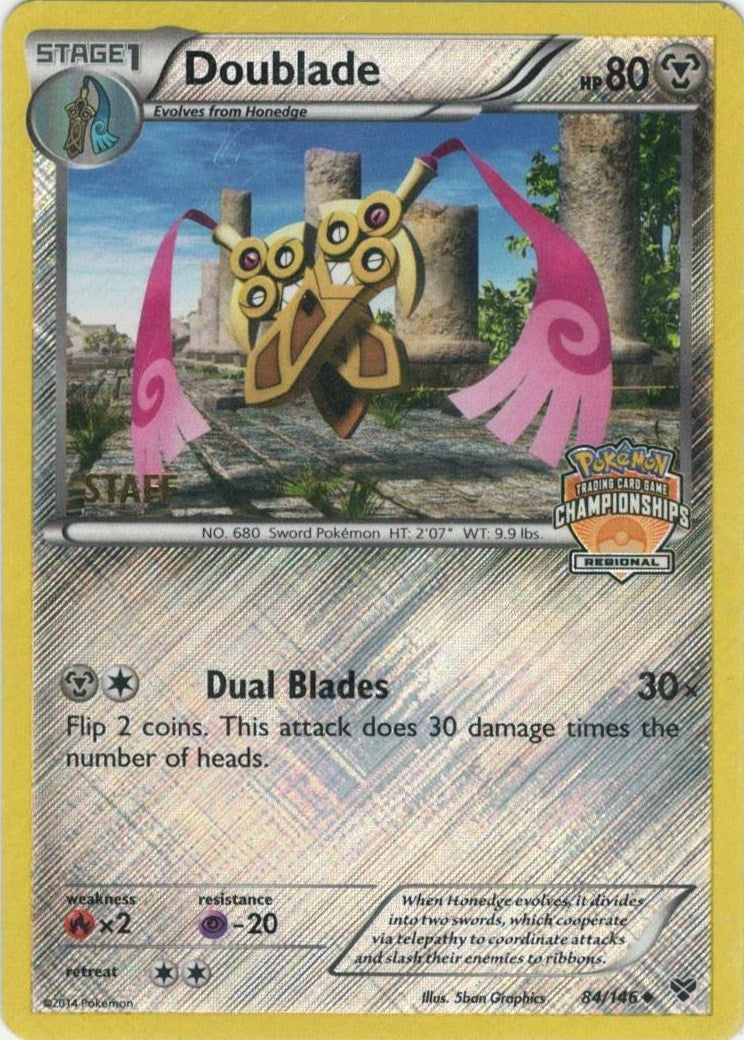 Image for Doublade - 84/146 (Regional Championships) [Staff] (084/146) (League & Championship Cards) - Pokemon
