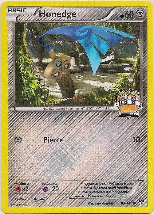 Image for Honedge - 83/146 (Regional Championships) (083/146) (League & Championship Cards) - Pokemon
