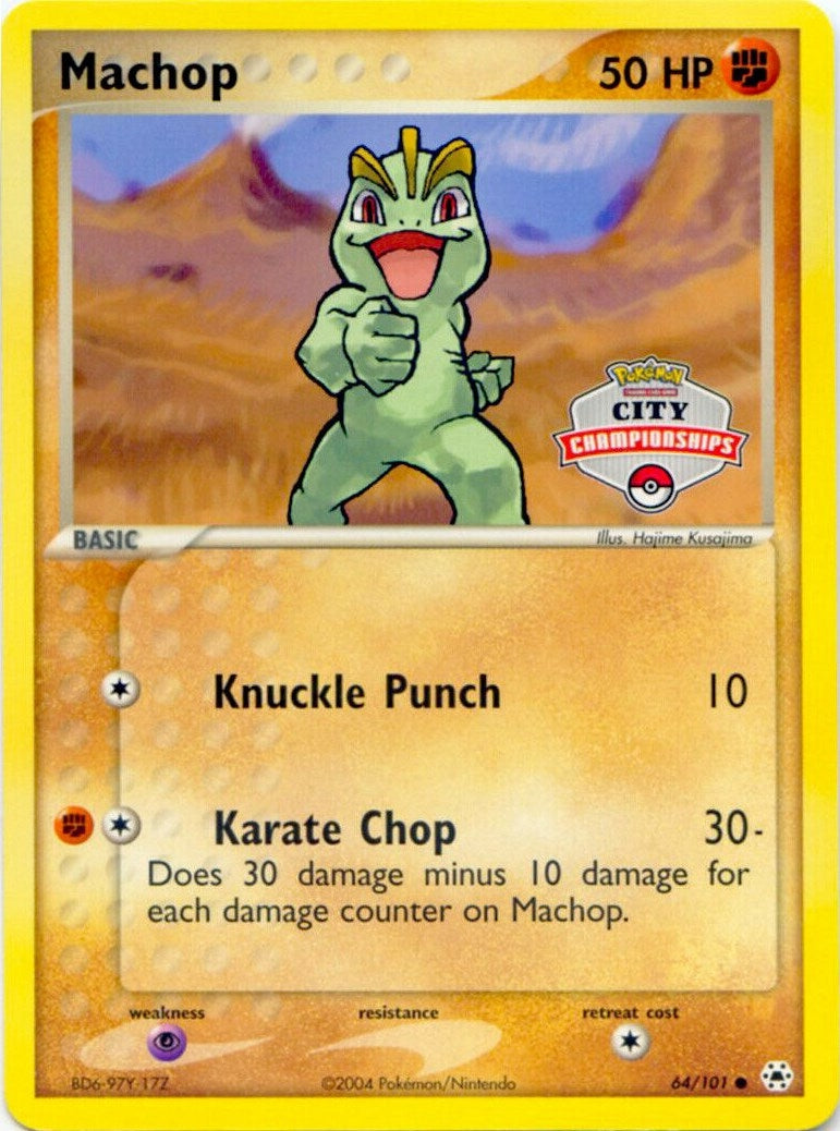 Image for Machop - 64/101 (City Championships) (064/101) (League & Championship Cards) - Pokemon