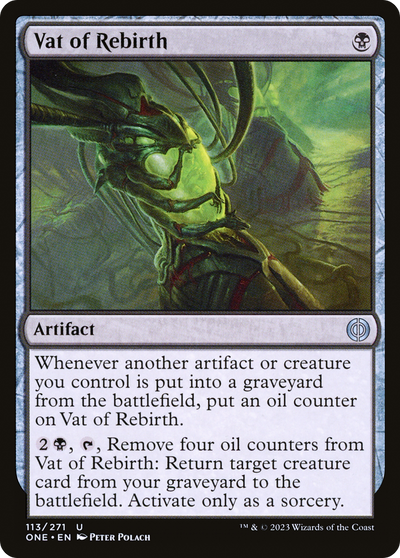 Vat of Rebirth (ONE-113) - Phyrexia: All Will Be One Foil