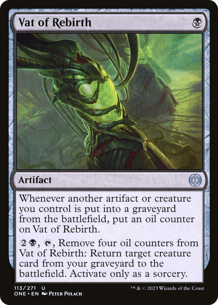 Vat of Rebirth (ONE-113) - Phyrexia: All Will Be One Foil