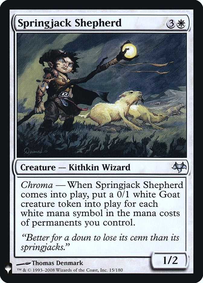 Springjack Shepherd (15/180) (The List Reprints)