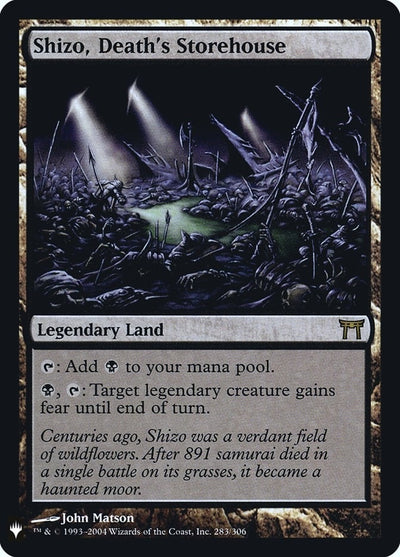 Shizo, Death's Storehouse (283) (The List Reprints)