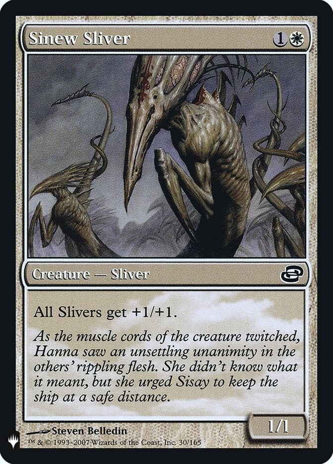 Sinew Sliver (30) (The List Reprints)