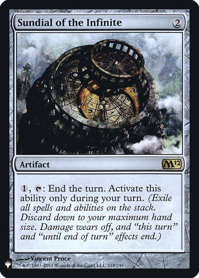Sundial of the Infinite (218) (The List Reprints)