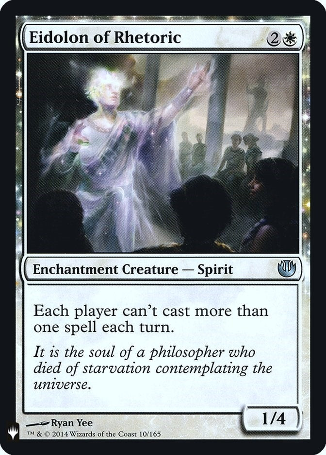 Eidolon of Rhetoric (10) (The List Reprints)