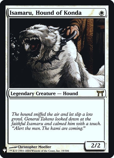 Isamaru, Hound of Konda (19) (The List Reprints)