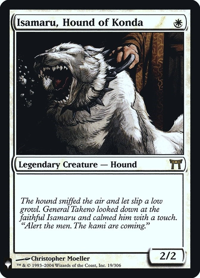 Isamaru, Hound of Konda (19) (The List Reprints)