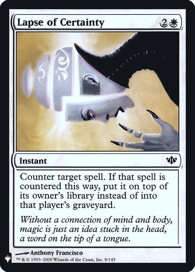 Lapse of Certainty (9) (The List Reprints)