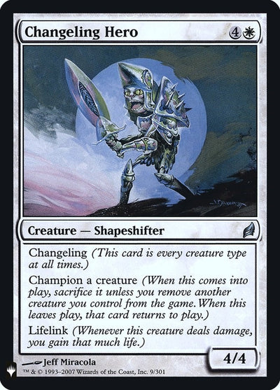 Changeling Hero (9) (The List Reprints)