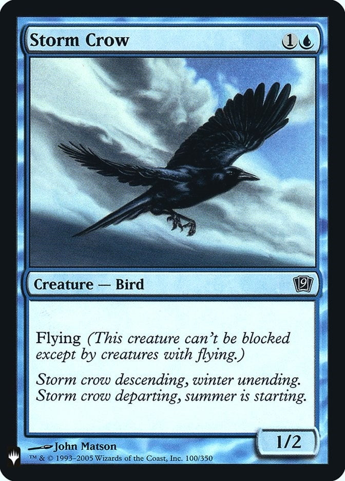 Storm Crow (9ED) (100) (The List Reprints)