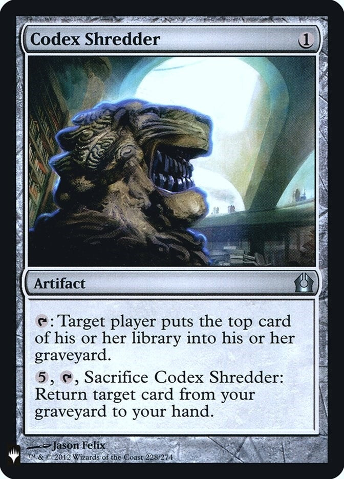 Codex Shredder (228) (The List Reprints)