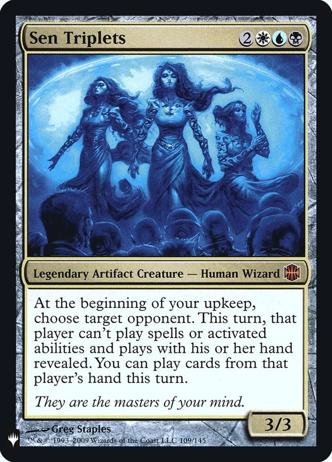Sen Triplets (109) (The List Reprints)