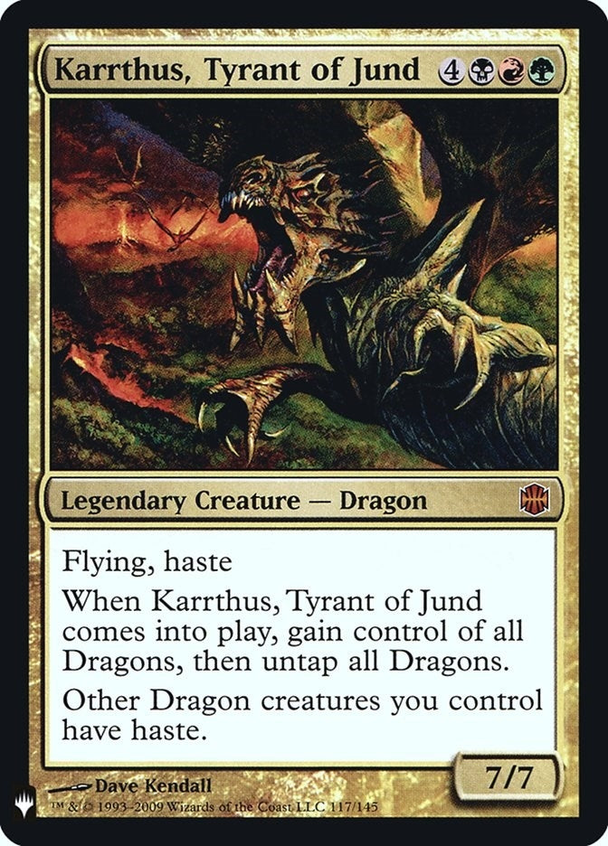 Karrthus, Tyrant of Jund (117) (The List Reprints)