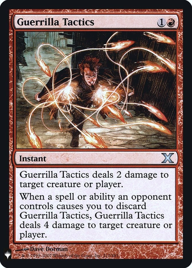 Guerrilla Tactics (211) (The List Reprints)