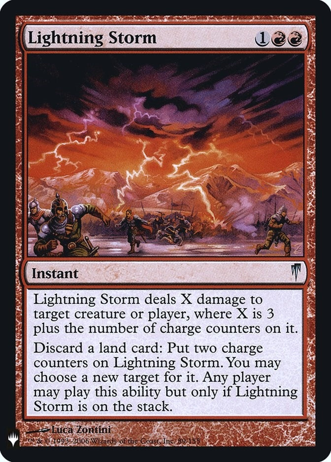 Lightning Storm (89) (The List Reprints)