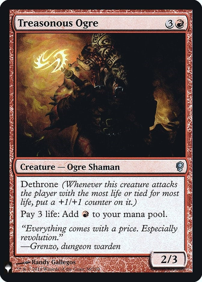 Image for Treasonous Ogre (36) - Magic: The Gathering