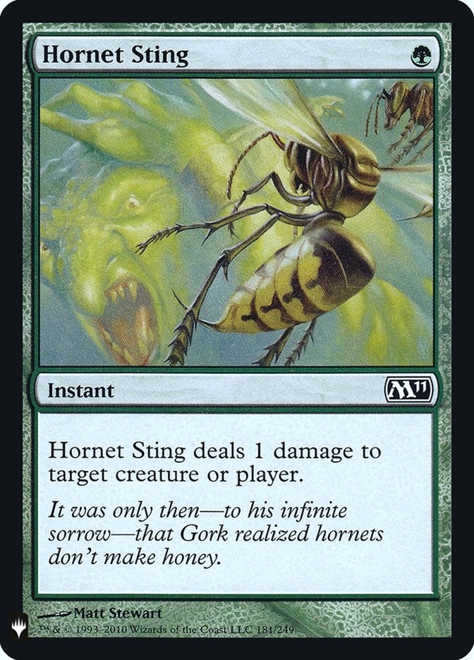 Hornet Sting (181) (The List Reprints)