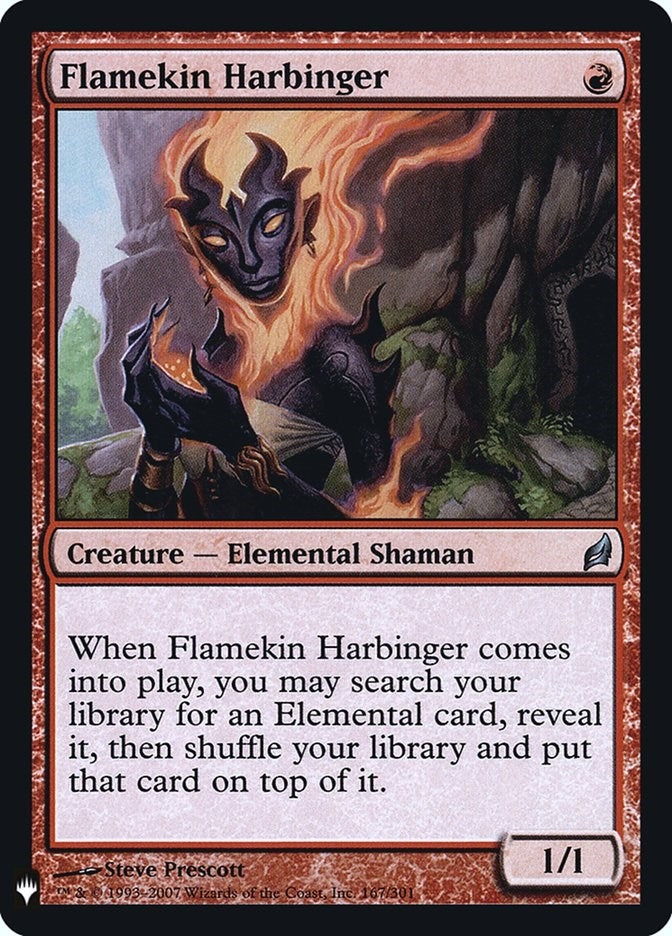 Flamekin Harbinger (167) (The List Reprints)