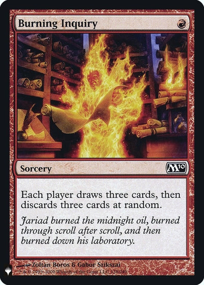 Burning Inquiry (128) (The List Reprints)