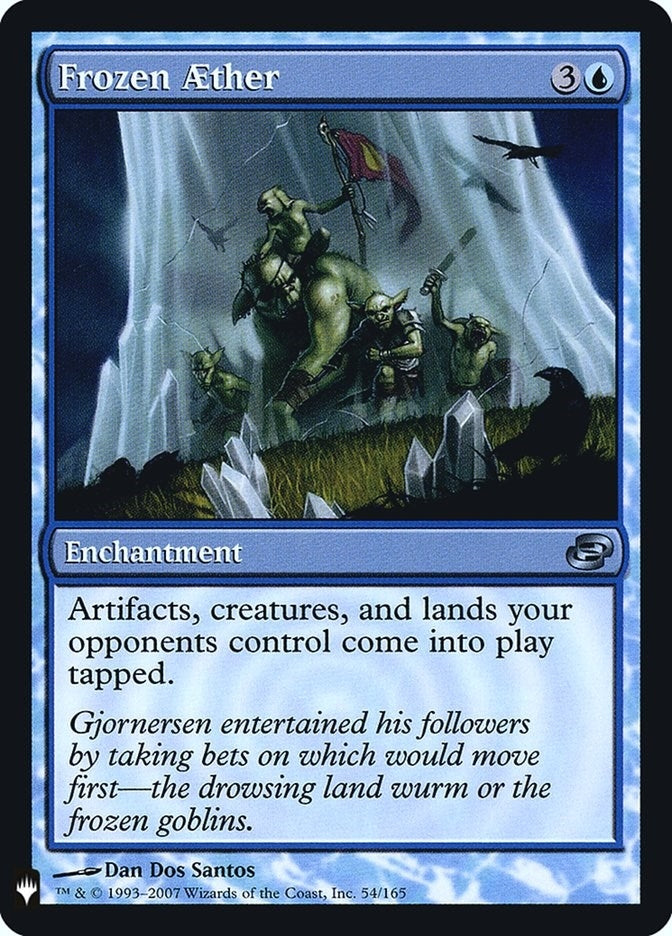 Frozen Aether (54) (The List Reprints)