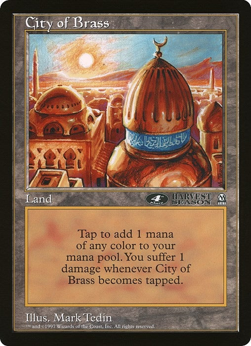 City of Brass (4th Place) (Arena League) (Oversize Cards)