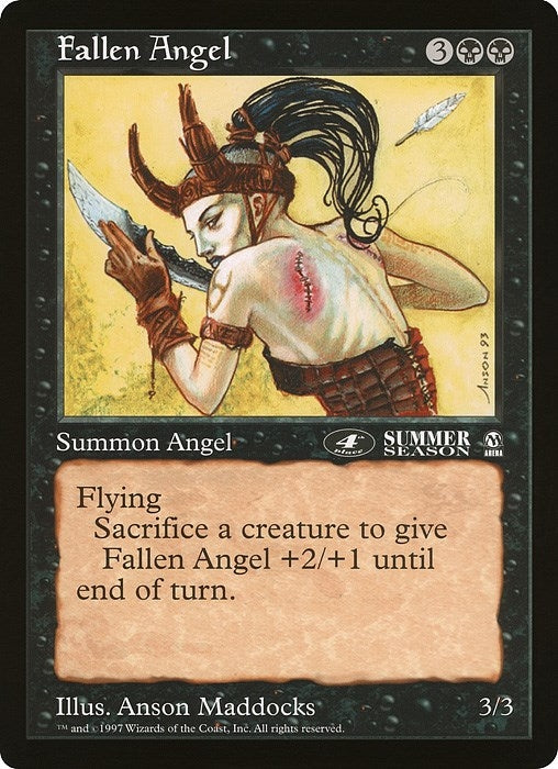 Fallen Angel (4th Place) (Arena League) (Oversize Cards)