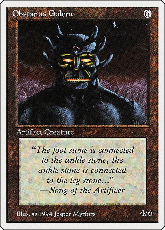 Obsianus Golem (268) (Summer Magic)