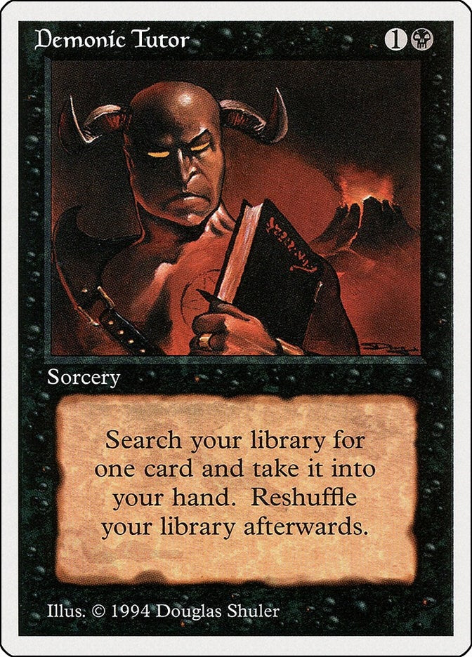 Demonic Tutor (105) (Summer Magic)