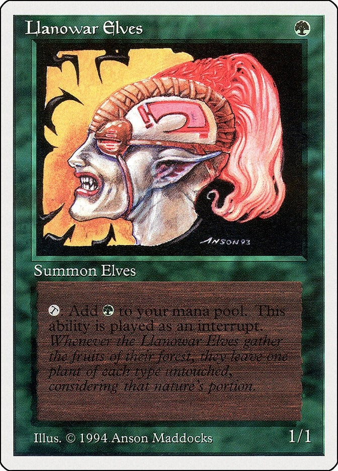 Llanowar Elves (211) (Summer Magic)