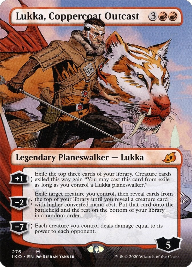 Lukka, Coppercoat Outcast (Borderless) (276) (Ikoria: Lair of Behemoths)