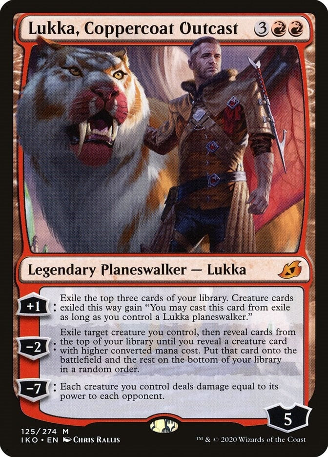 Lukka, Coppercoat Outcast (125) (Ikoria: Lair of Behemoths)