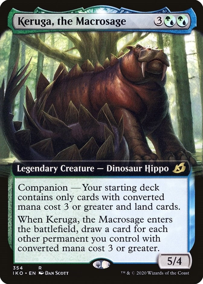 Keruga, the Macrosage (Extended Art) (354) (Ikoria: Lair of Behemoths)