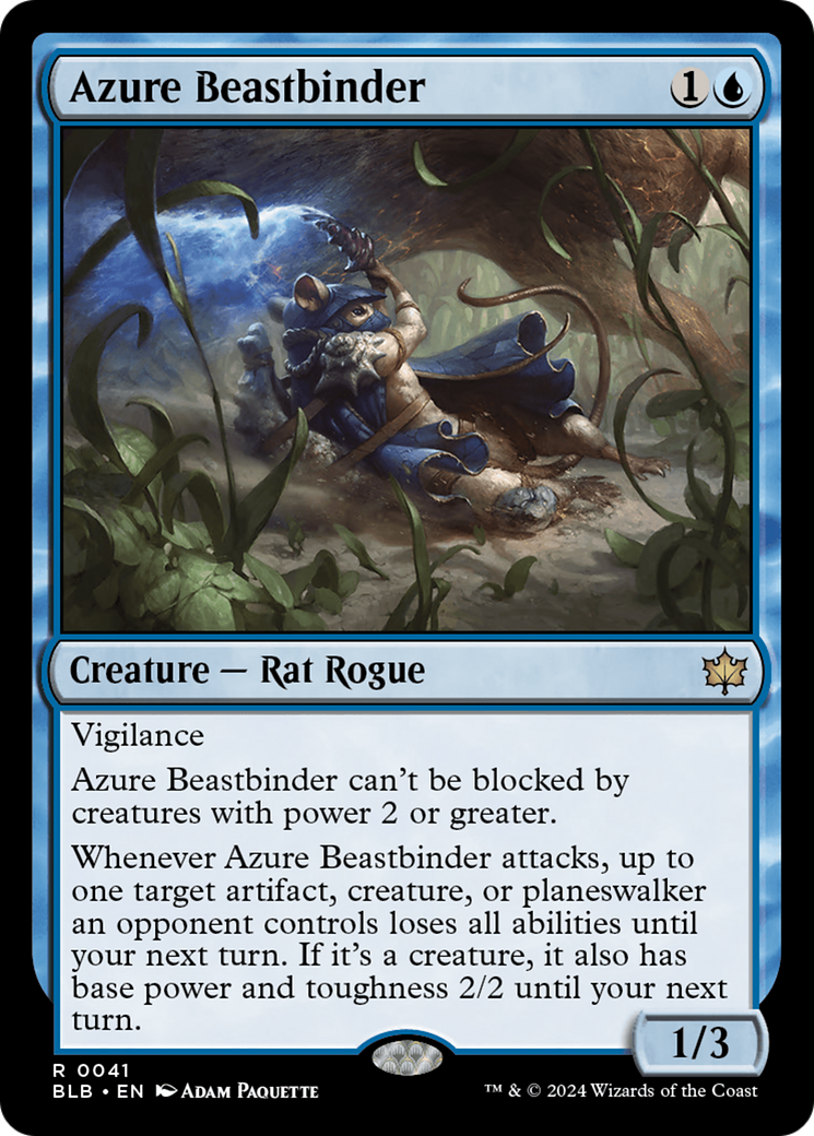 Azure Beastbinder (41) (Bloomburrow)
