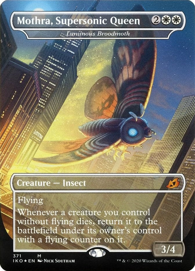 Mothra, Supersonic Queen - Luminous Broodmoth (371) (Ikoria: Lair of Behemoths)