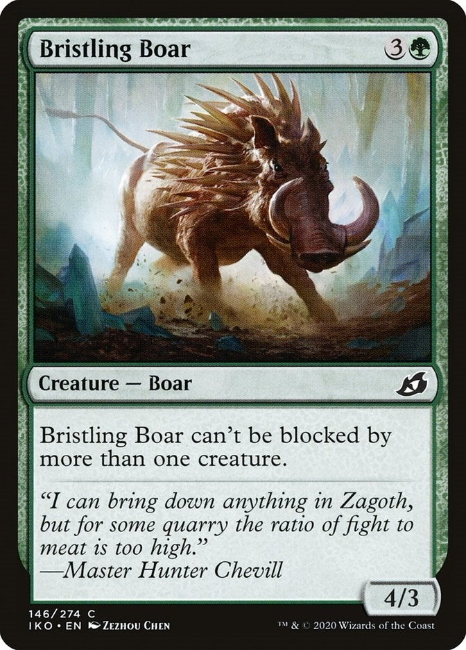 Bristling Boar (146) (Ikoria: Lair of Behemoths)