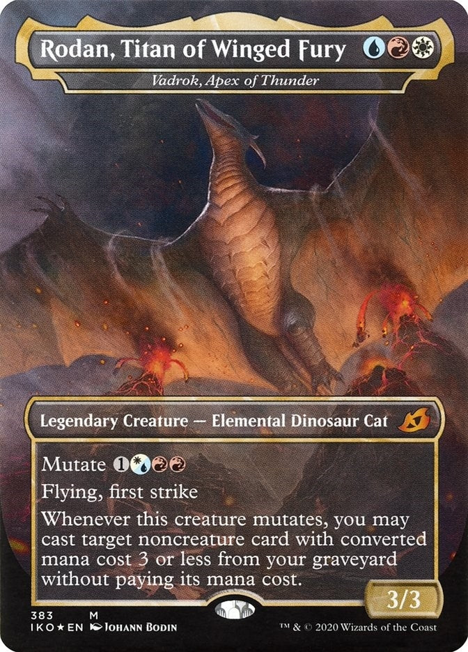 Rodan, Titan of Winged Fury - Vadrok, Apex of Thunder (383) (Ikoria: Lair of Behemoths)
