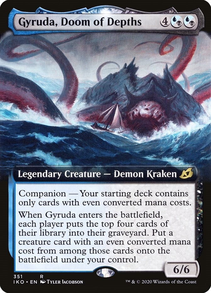 Gyruda, Doom of Depths (Extended Art) (351) (Ikoria: Lair of Behemoths)