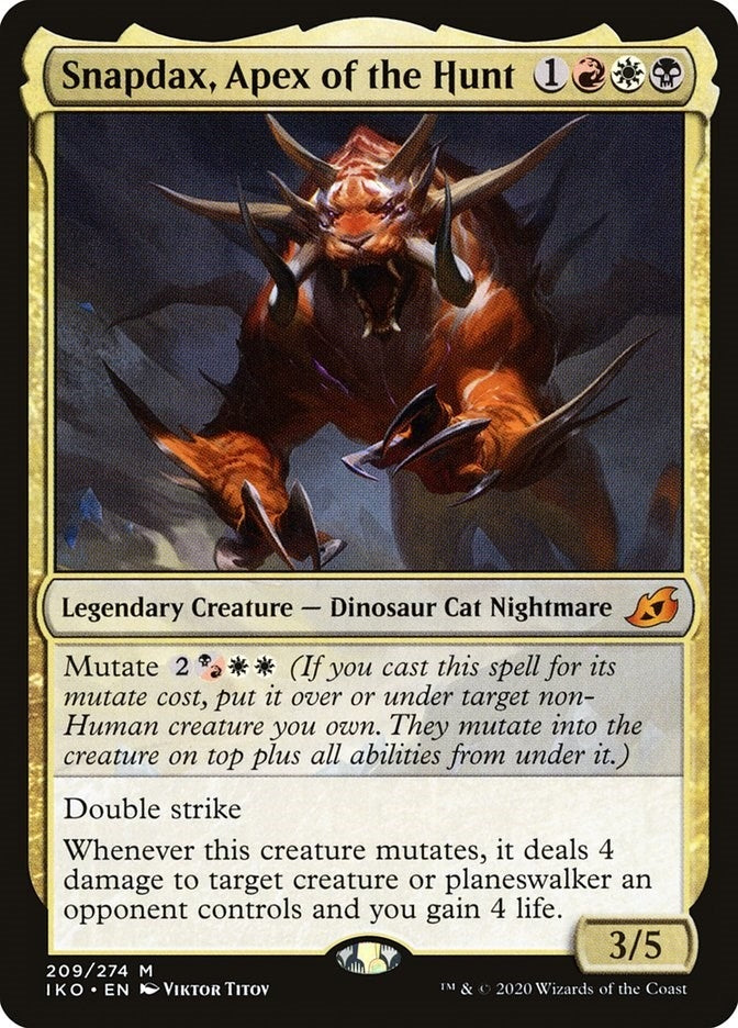 Snapdax, Apex of the Hunt (209) (Ikoria: Lair of Behemoths)