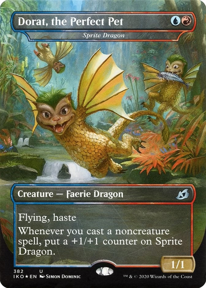 Dorat, the Perfect Pet - Sprite Dragon (382) (Ikoria: Lair of Behemoths)