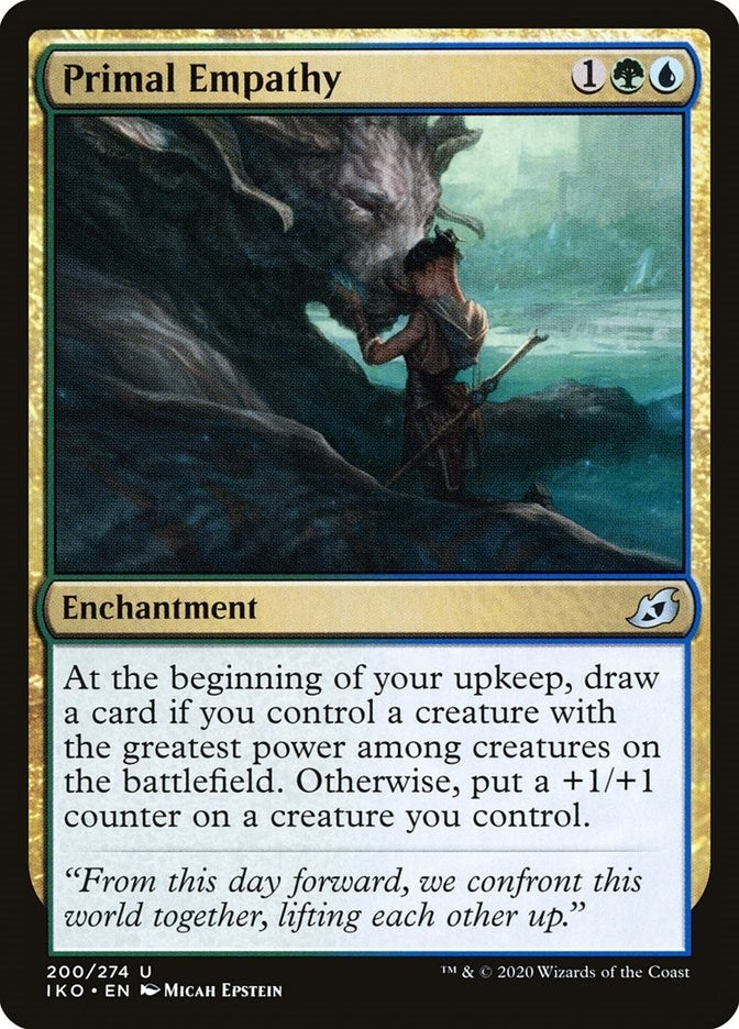 Primal Empathy (200) (Ikoria: Lair of Behemoths)