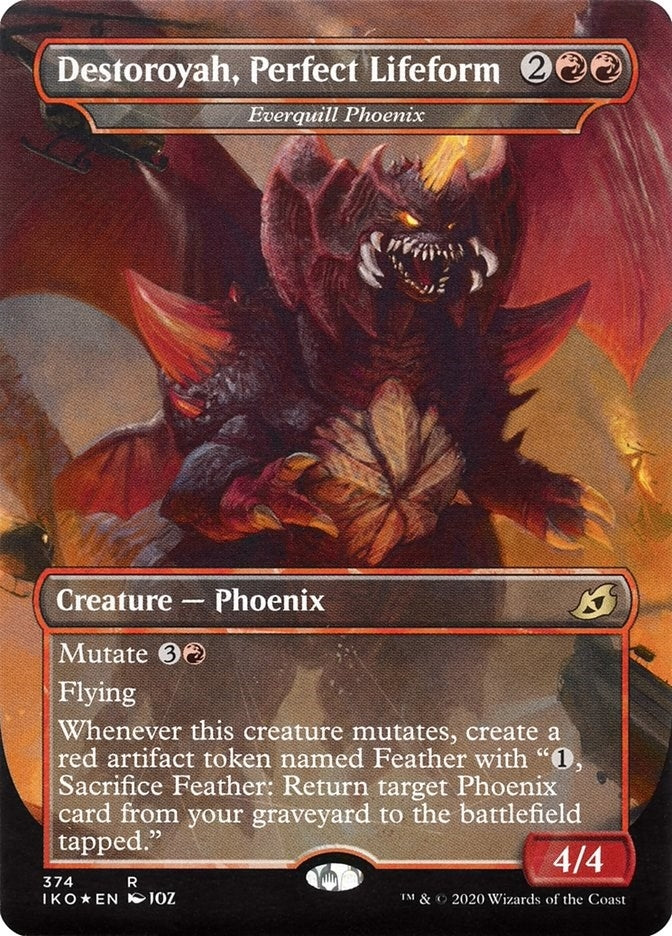 Destoroyah, Perfect Lifeform - Everquill Phoenix (374) (Ikoria: Lair of Behemoths)