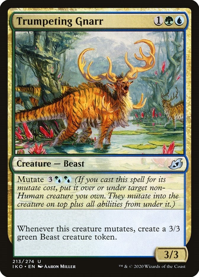 Trumpeting Gnarr (213) (Ikoria: Lair of Behemoths)