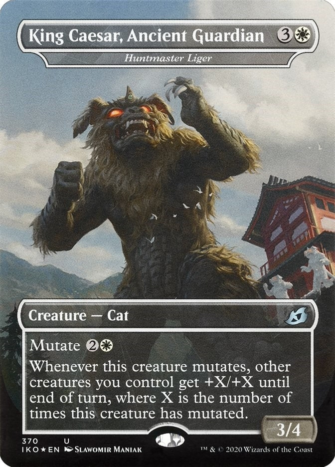 King Caesar, Ancient Guardian - Huntmaster Liger (370) (Ikoria: Lair of Behemoths)