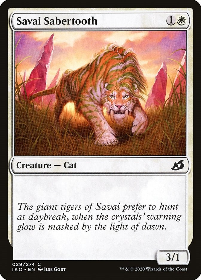Savai Sabertooth (29) (Ikoria: Lair of Behemoths)