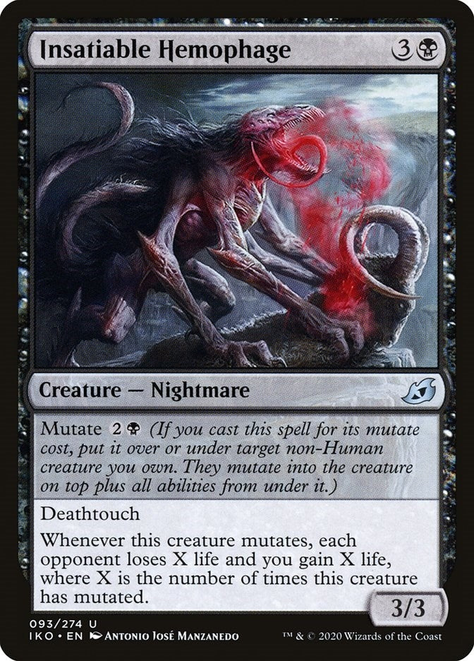 Insatiable Hemophage (93) (Ikoria: Lair of Behemoths)