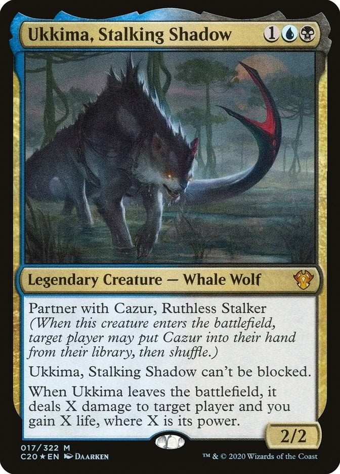 Ukkima, Stalking Shadow (17) (Commander 2020)