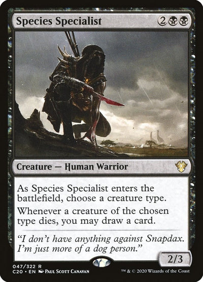 Species Specialist (47) (Commander 2020)