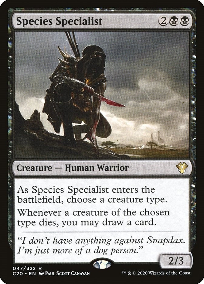 Image for Species Specialist (47) (Commander 2020) - Magic: The Gathering